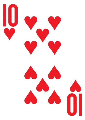 Ten of hearts